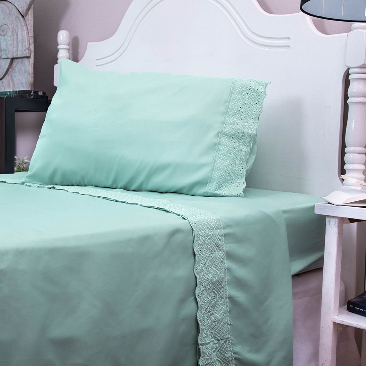 DORAL - Juego de Sábanas Santorini Bordado Doral