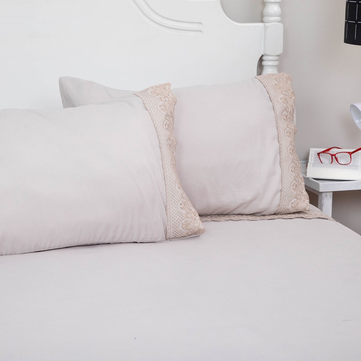 DORAL - Juego de Sábanas Santorini Bordado Doral