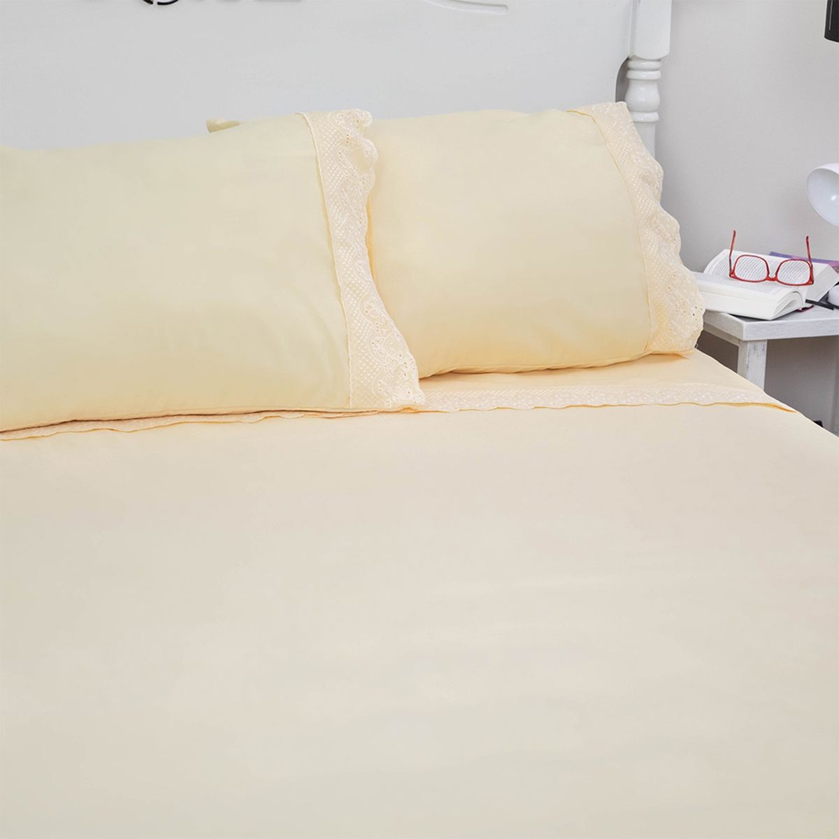 DORAL - Juego de Sábanas Santorini Bordado Doral