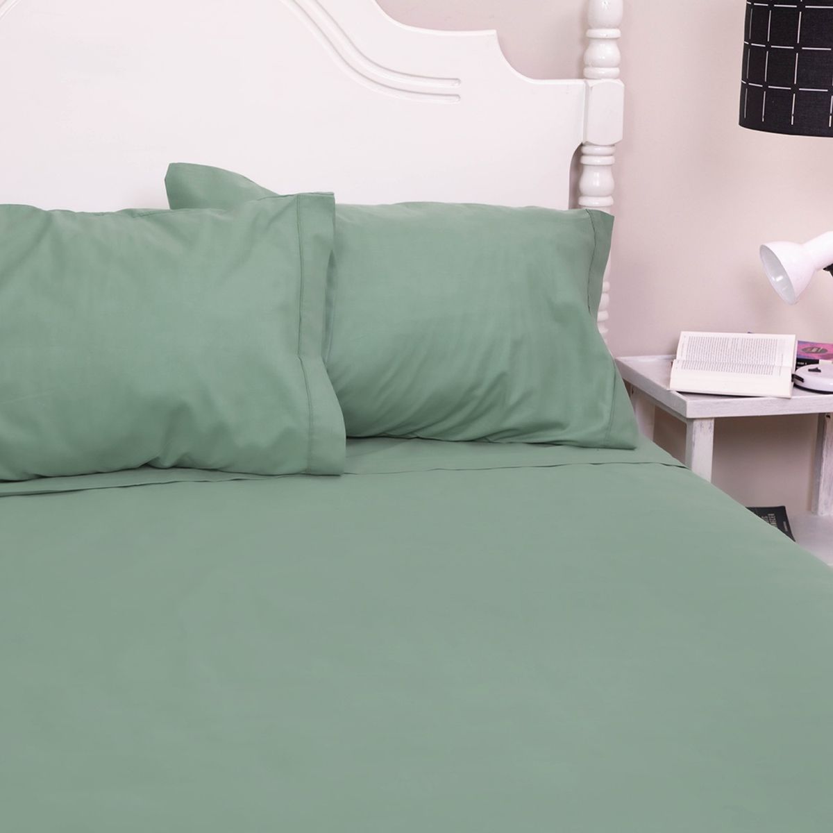 DORAL - Juego De Sábanas Vivo Algodón Liso Doral