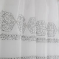 Cortina De Baño Bordado 180X180 Cm