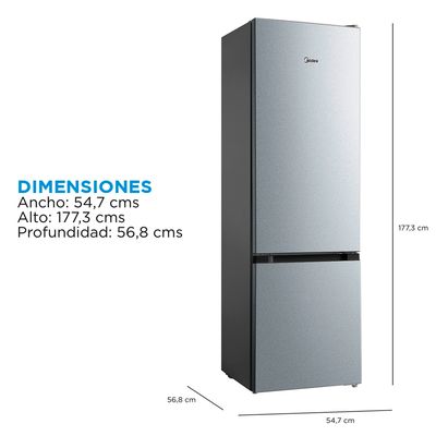 Imagen 2 del producto Refrigerador Bottom Freezer Frío Directo 262 Litros MDRB369FGE50