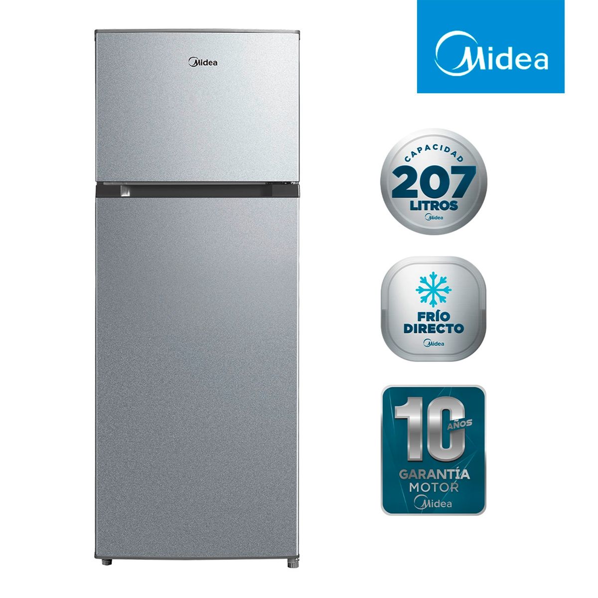 MIDEA - Refrigerador Top Mount 204 Litros MDRT294FGE50 Midea