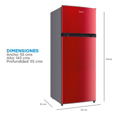 Imagen 2 del producto Refrigerador Top Mount 204 Litros MDRT294FGE13 Rojo