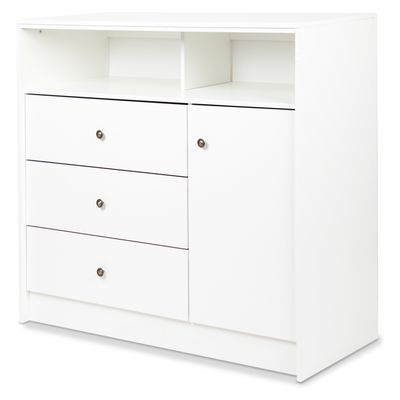 Imagen 2 del producto Cómoda 3 Cajones 1 Puerta Kids Blanco