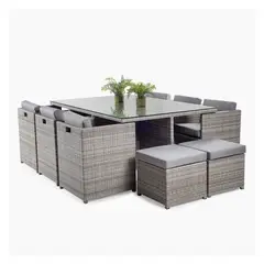 SPAZZIO - Comedor Fuy 11Pcs Gris