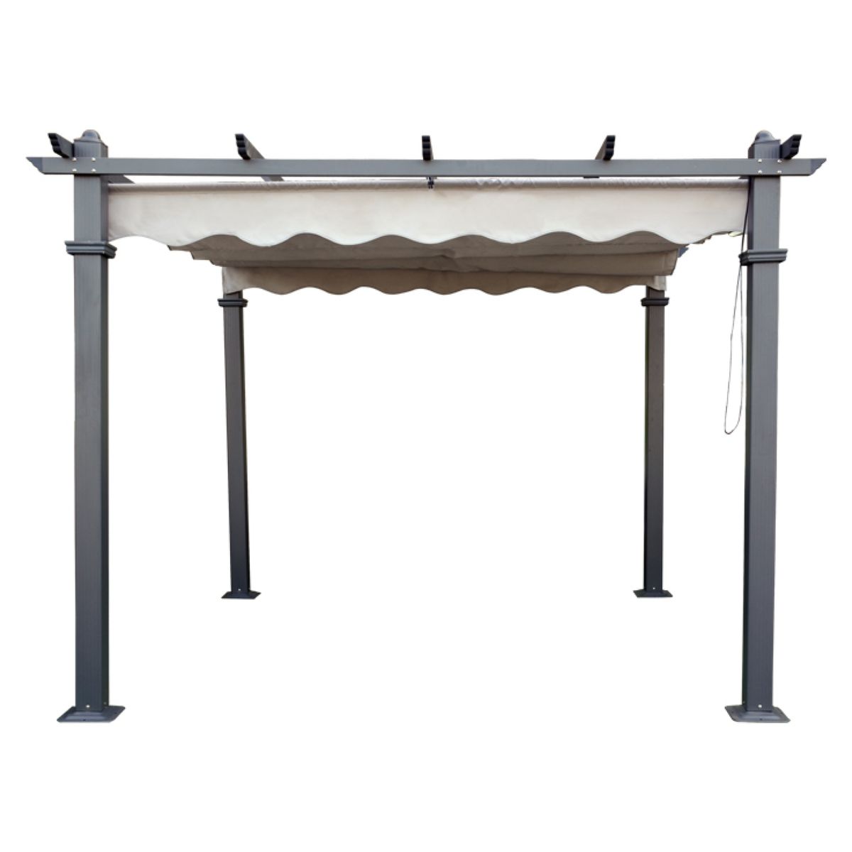 SPAZZIO - Gazebo Roma Retractil 3.40X3.40 Mts Spazzio