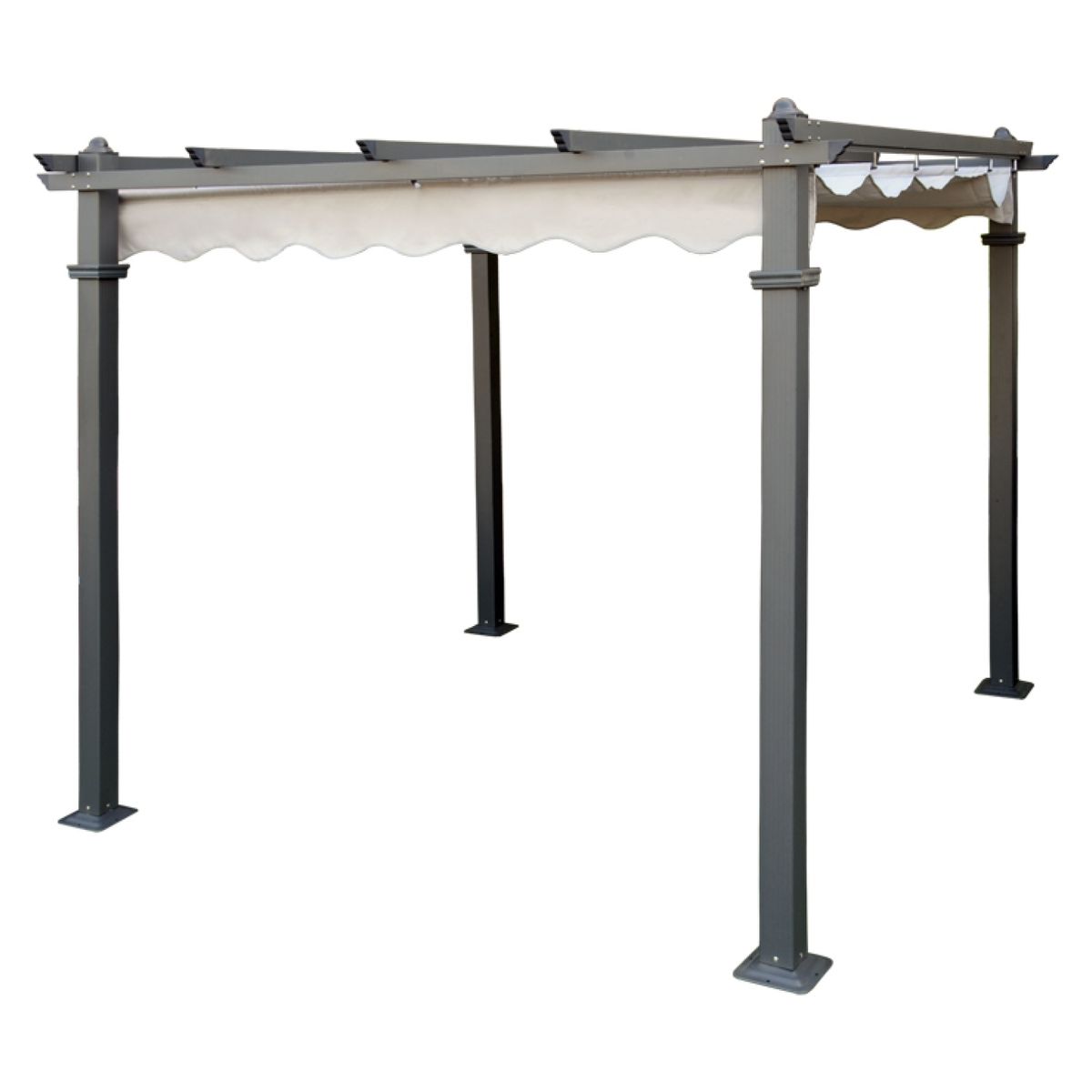 SPAZZIO - Gazebo Roma Retractil 3.40X3.40 Mts Spazzio