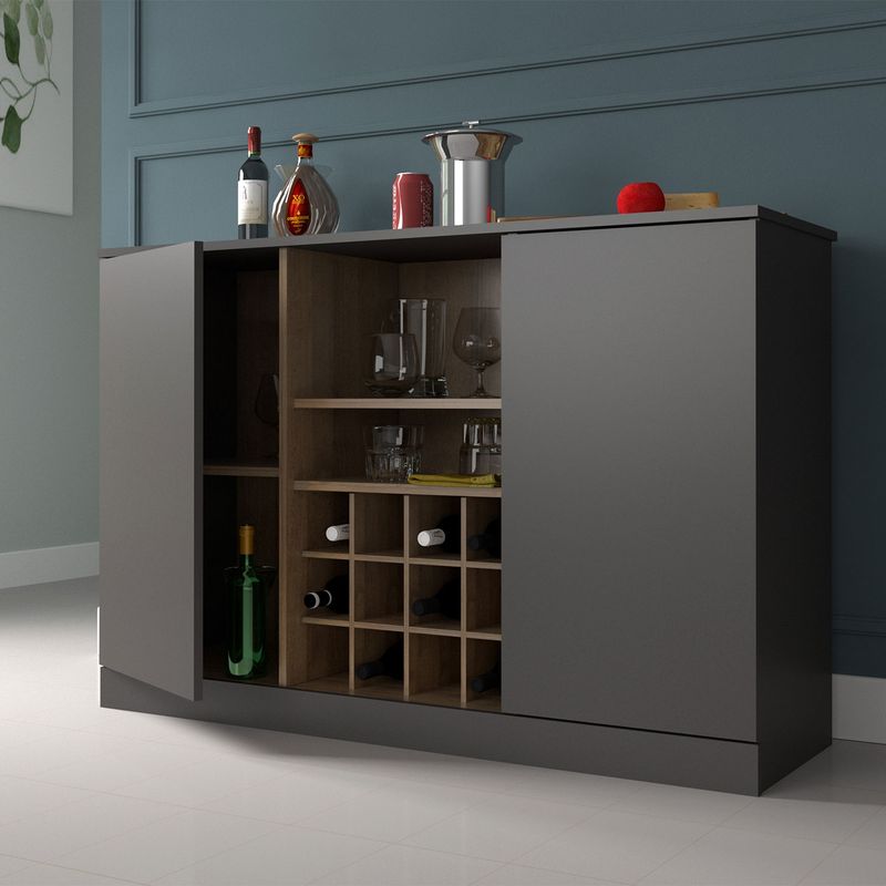 INVAL - Buffet Bf3016 Plomo/Amaretto Inval