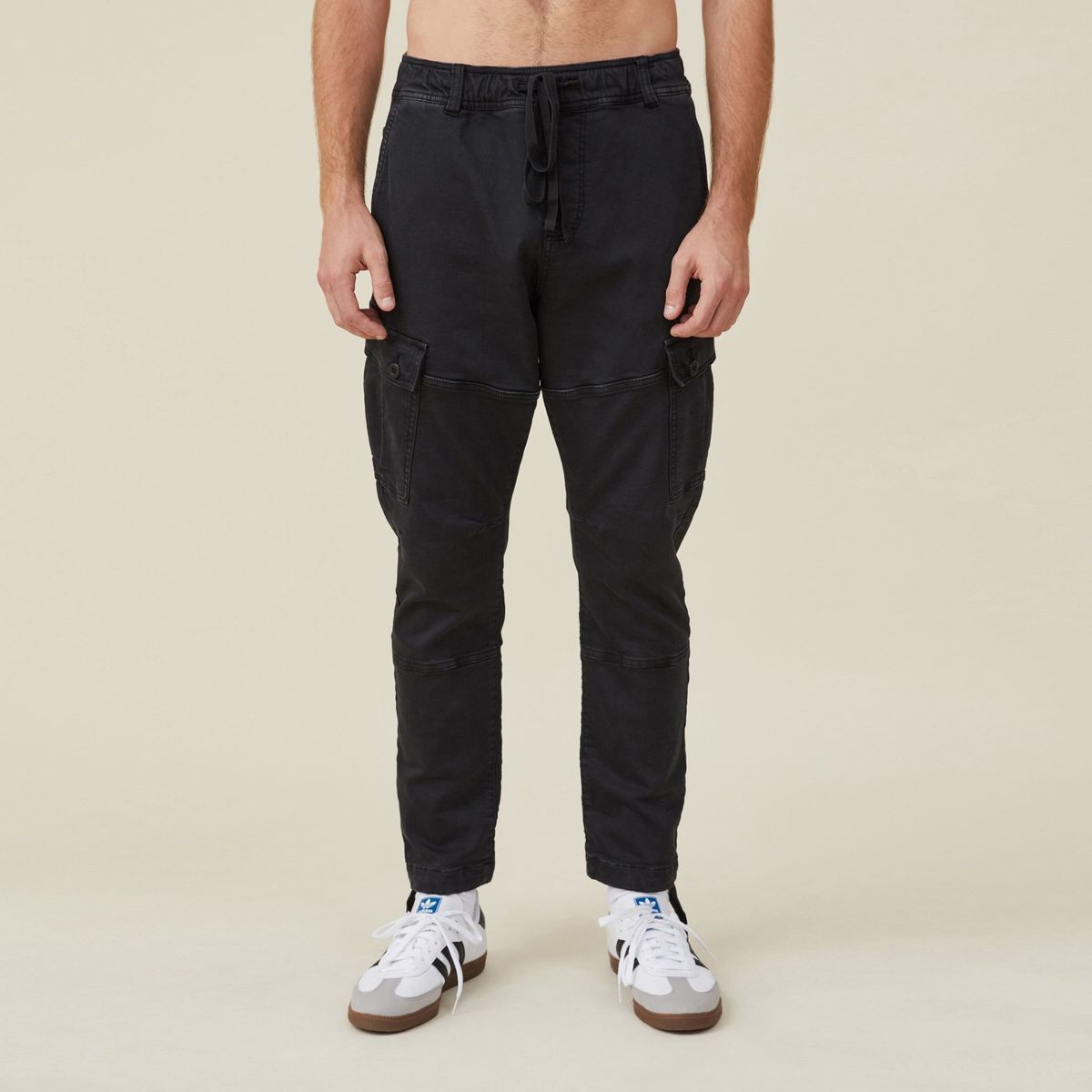 COTTON ON - Pantalón Cargo Militar Algodón Hombre Cotton On