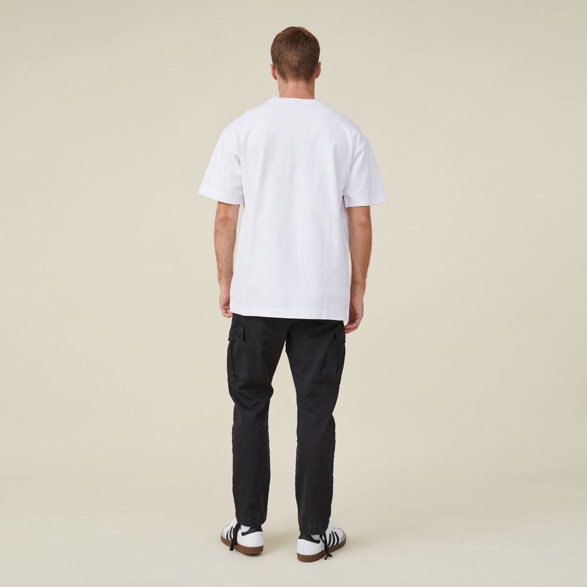 COTTON ON - Pantalón Cargo Militar Algodón Hombre Cotton On