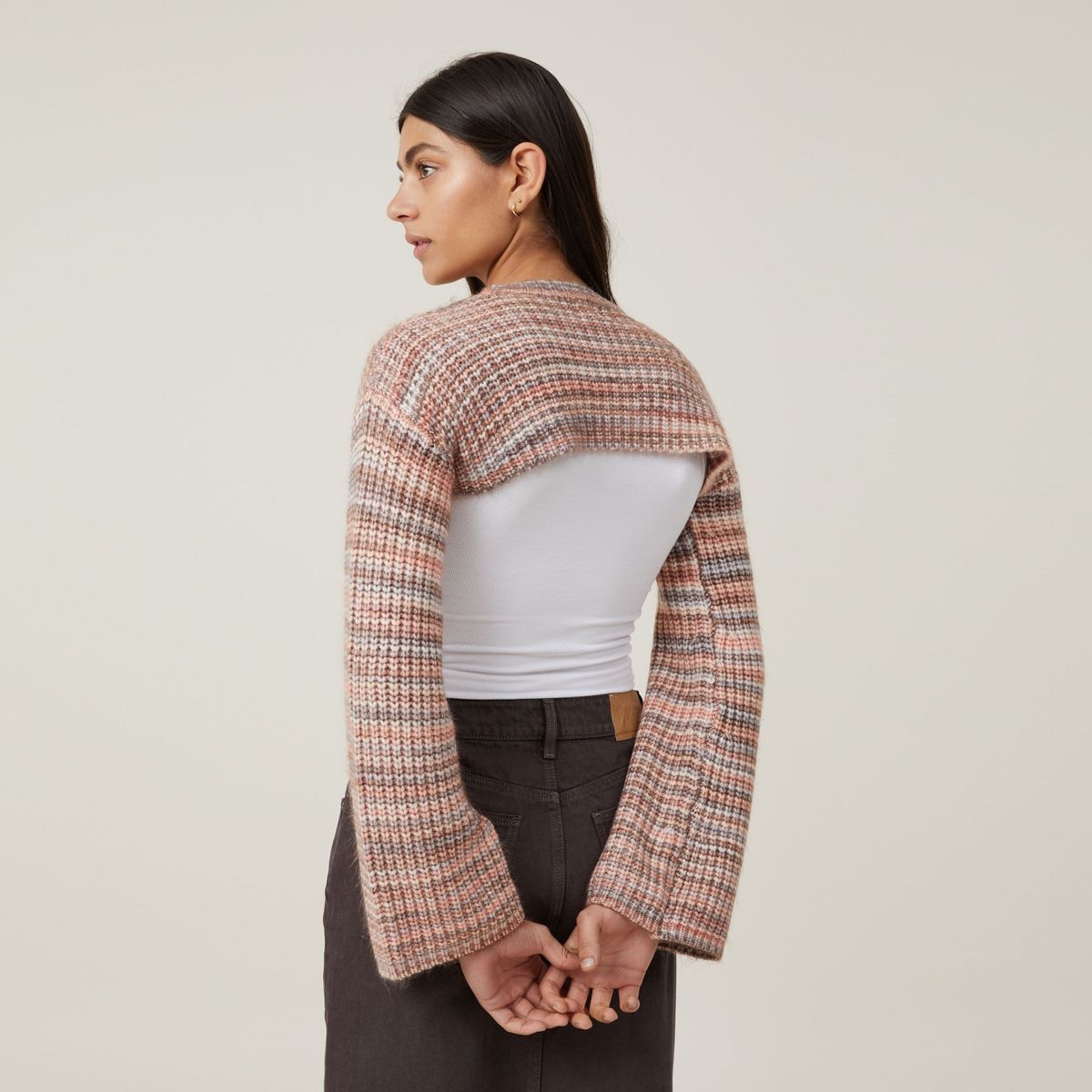 COTTON ON - Sweater Crop Manga Larga Mujer Cotton On