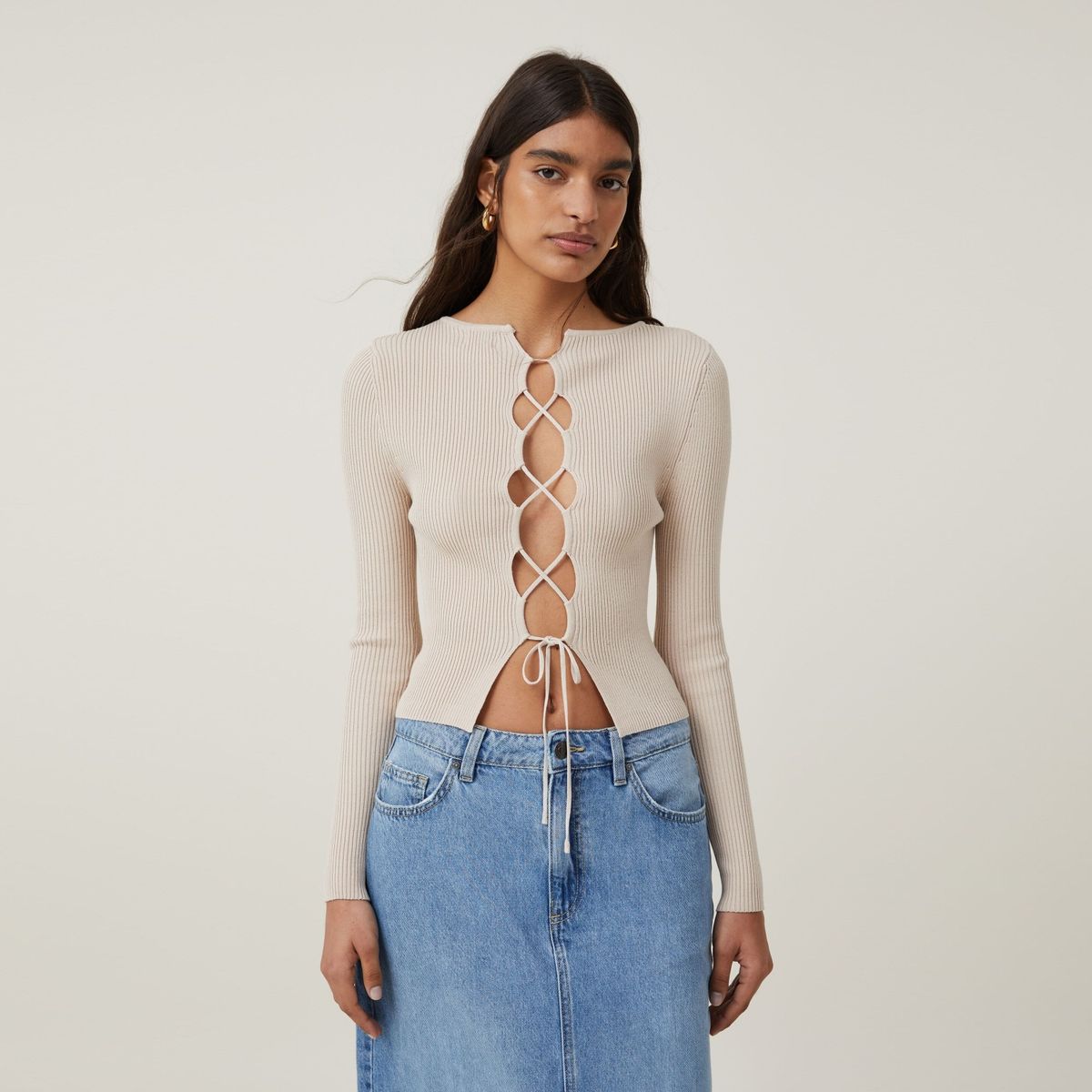 COTTON ON - Sweater Manga Larga Reversible Mujer Cotton On