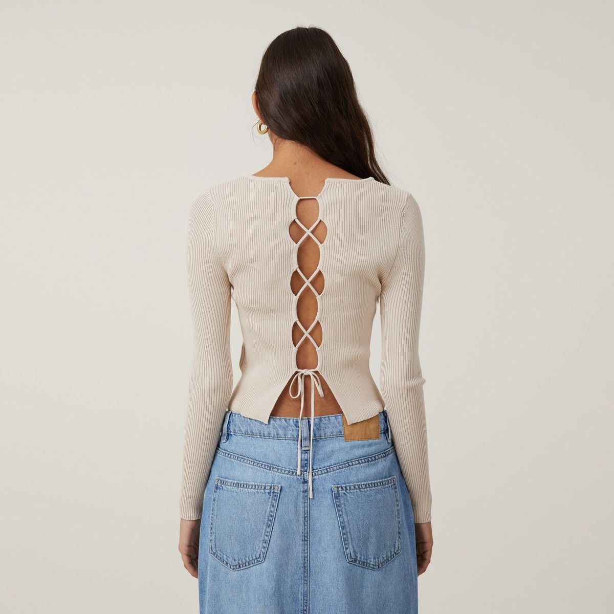 COTTON ON - Sweater Manga Larga Reversible Mujer Cotton On