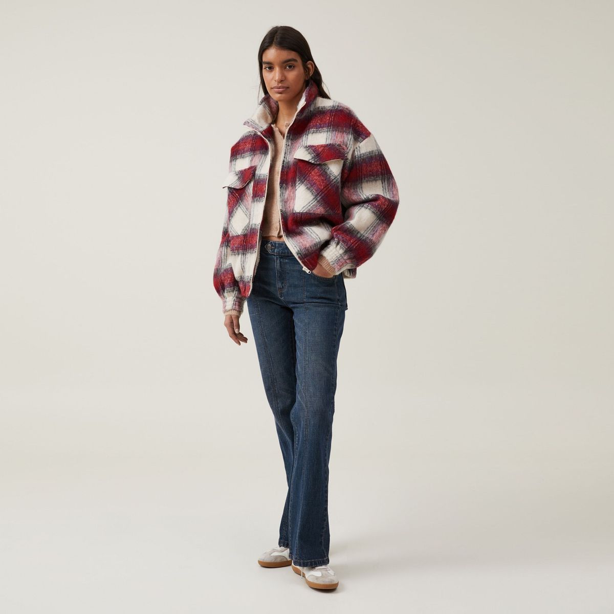 COTTON ON - Chaqueta Cuadrille Mujer Cotton On