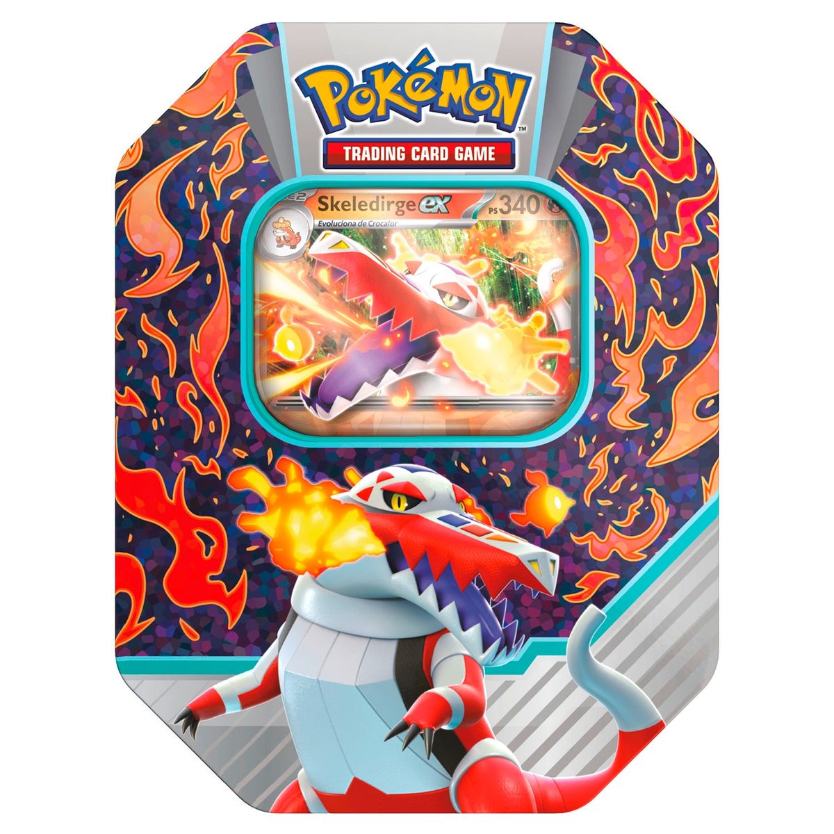 POKEMON - Tcg Cartas Pokemon Skeledirge Tin Español Jepkm970