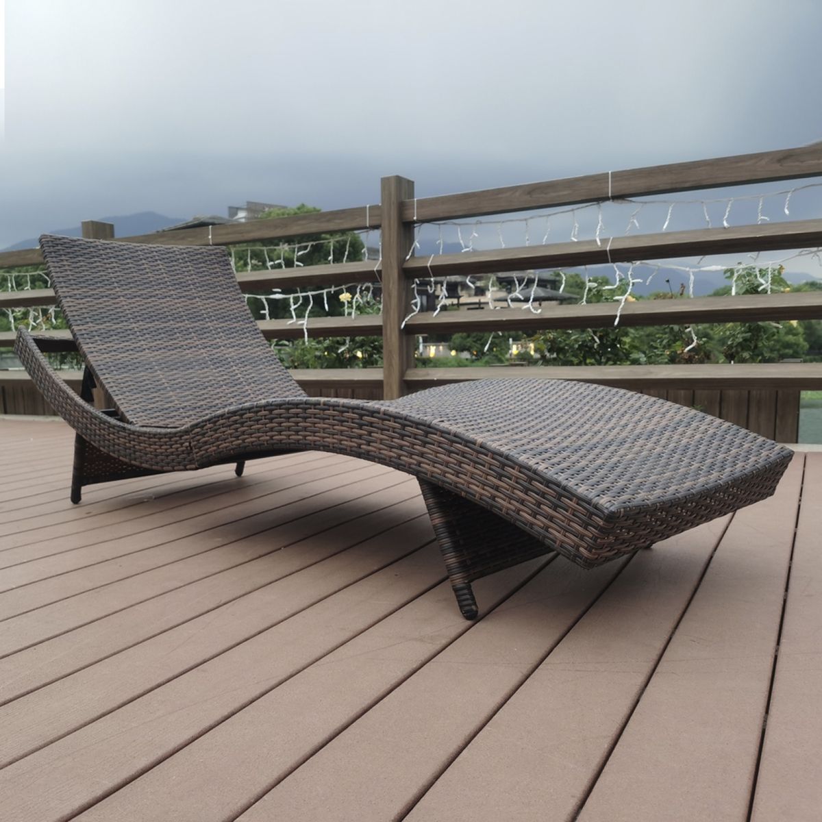 IDETEX - Reposera Rattan Scala Café Idetex