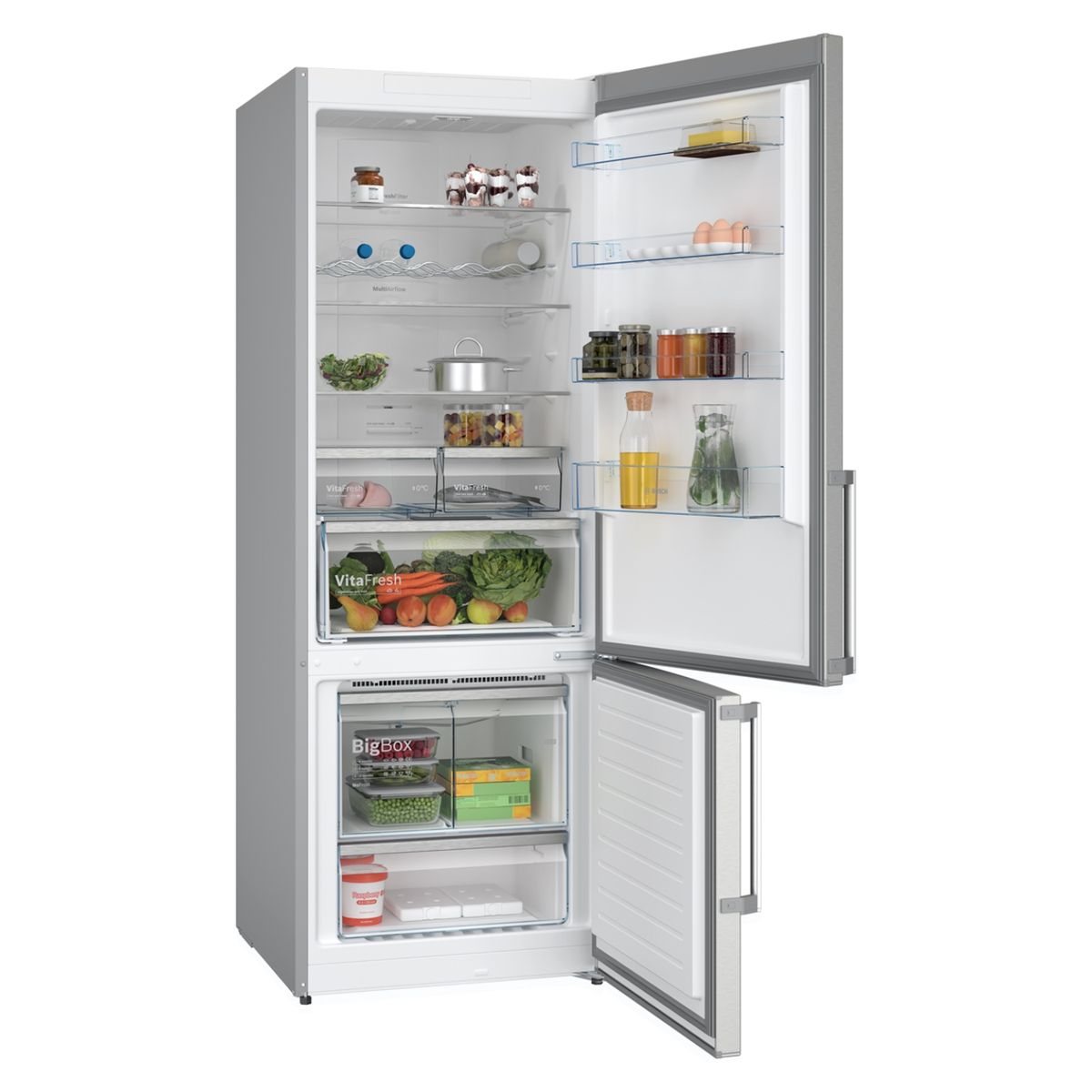 BOSCH - Refrigerador Bosch 508 lt Bottom Freezer KGN56XIDR