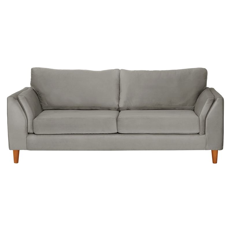 LATAM HOME - Sofá Milan 3 Cuerpos Tela Velvet Latam Home