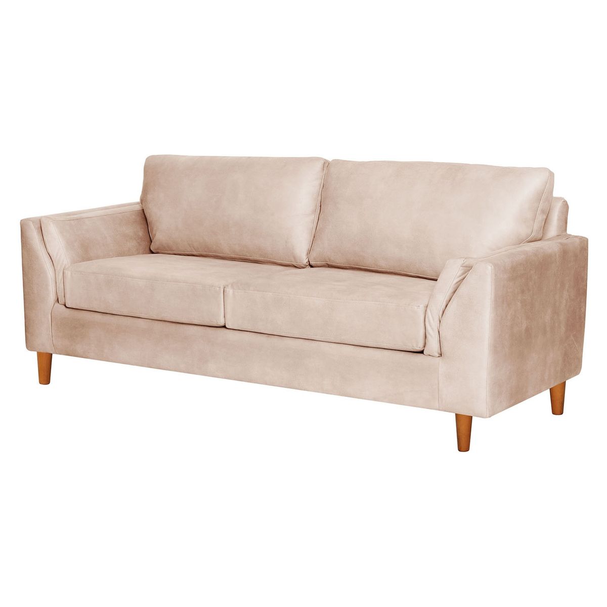 LATAM HOME - Sofá Milan 3 Cuerpos Cuero Kentucky Latam Home