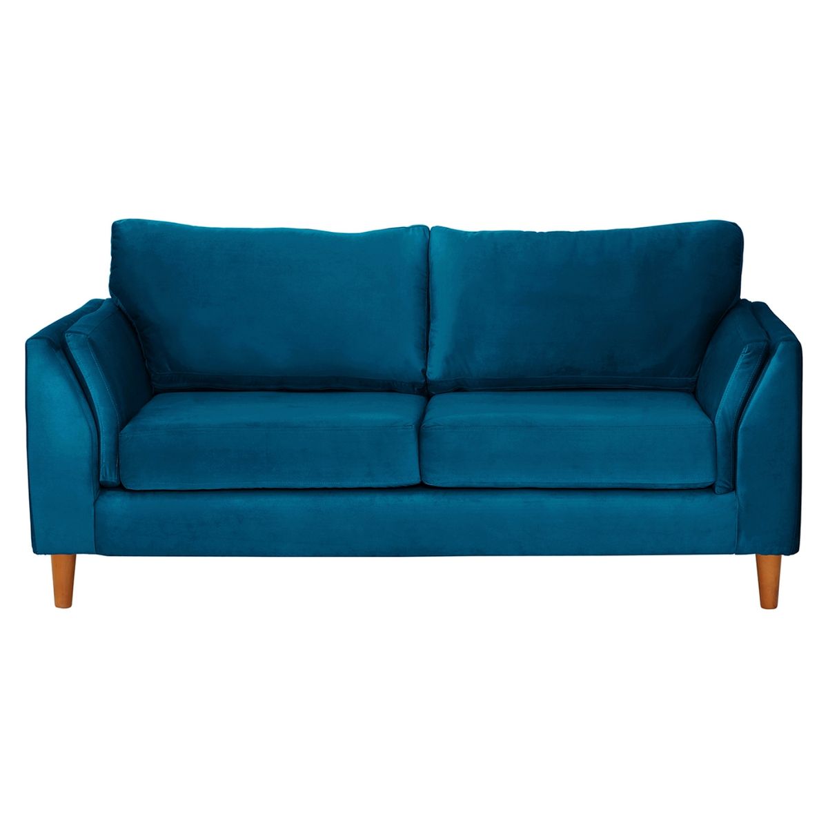 LATAM HOME - Sofá Milan 2 Cuerpos Tela Velvet Latam Home