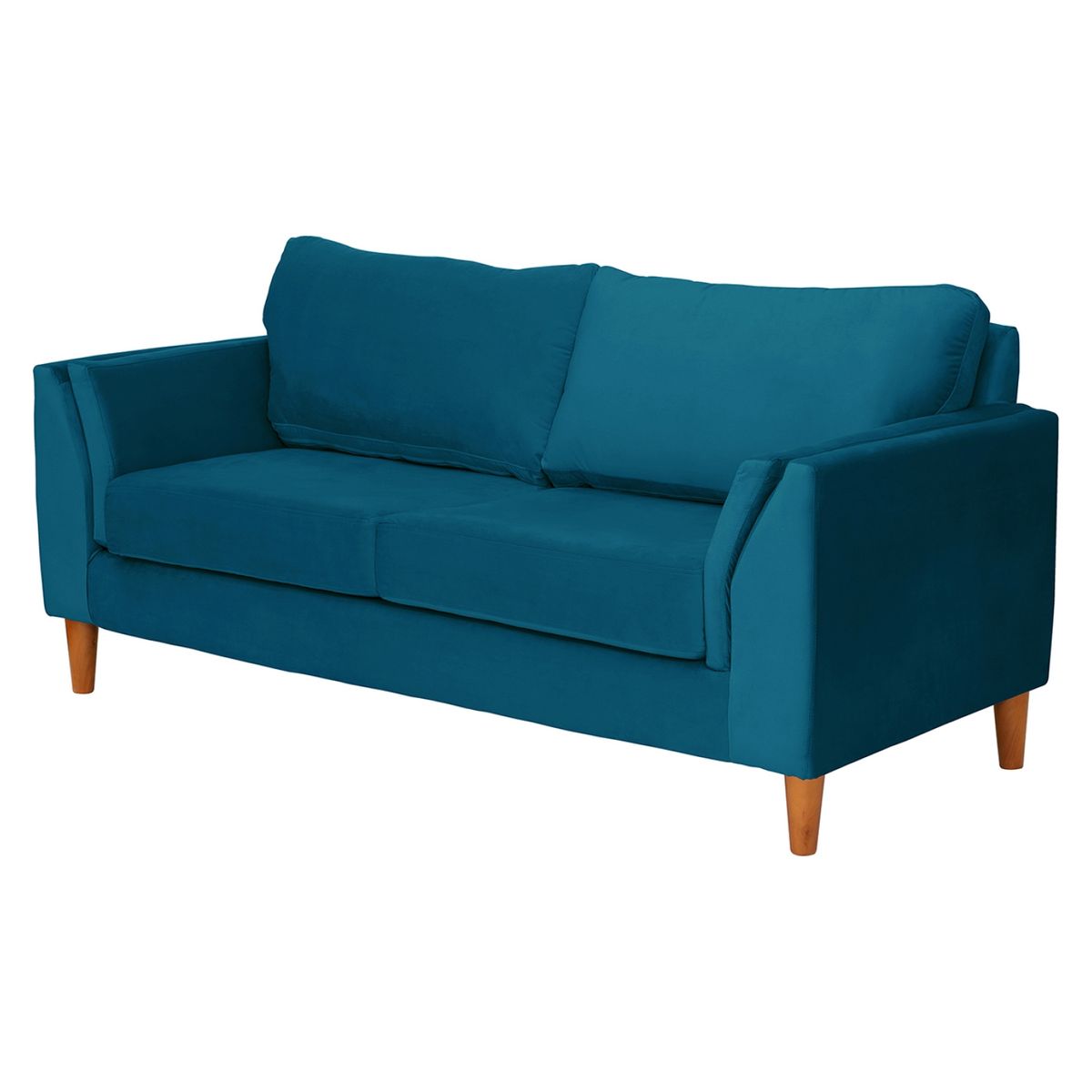 LATAM HOME - Sofá Milan 2 Cuerpos Tela Velvet Latam Home