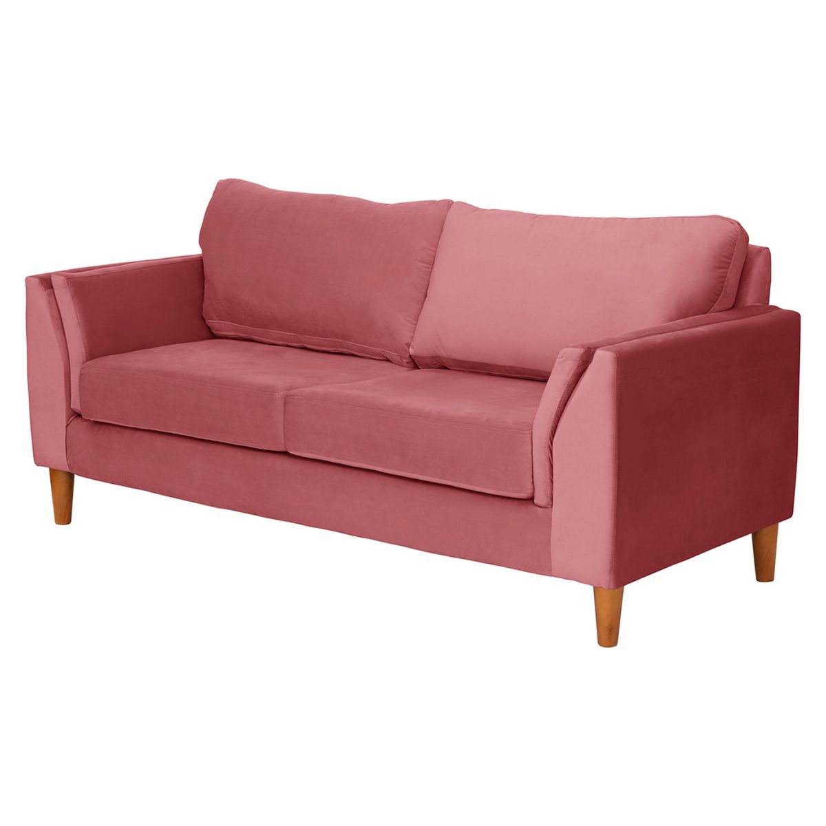 LATAM HOME - Sofá Milan 2 Cuerpos Tela Velvet Latam Home