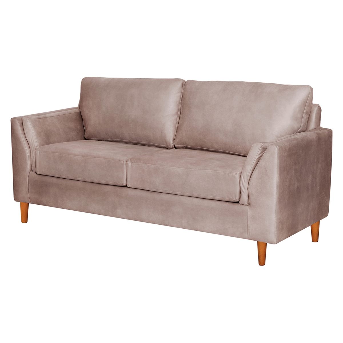 LATAM HOME - Sofá Milan 2 Cuerpos Cuero Kentucky Latam Home