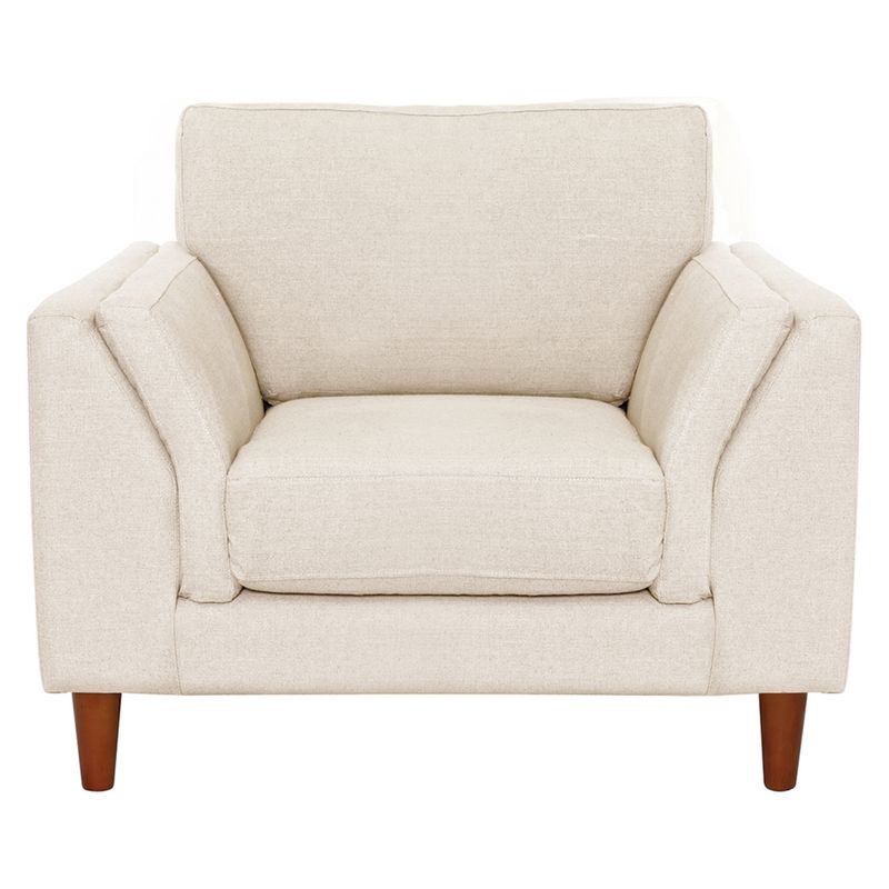 LATAM HOME - Sofá Milan 1 Cuerpo Lino Blanco Latam Home