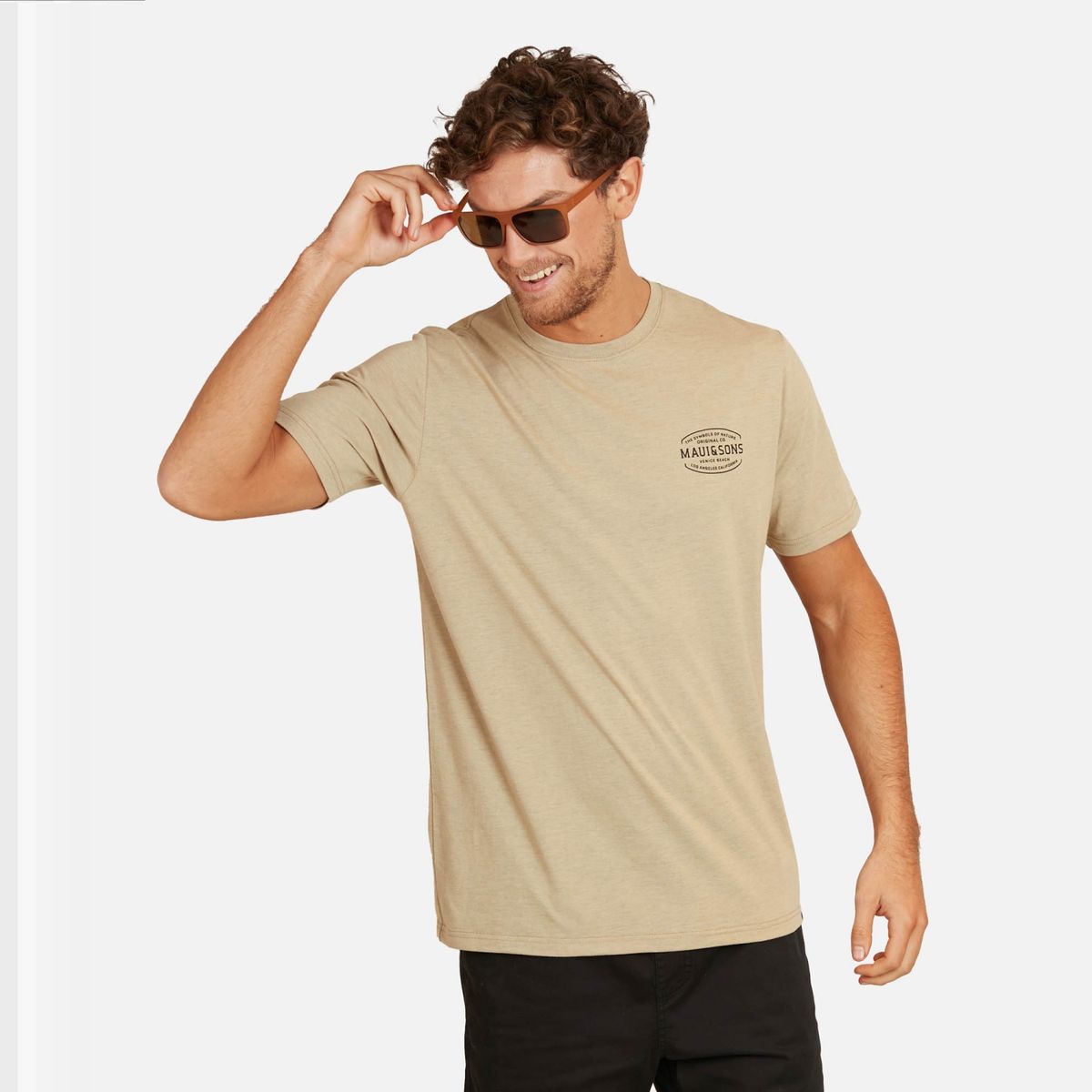 MAUI AND SONS - Polera Manga Corta Algodón Hombre Maui And Sons