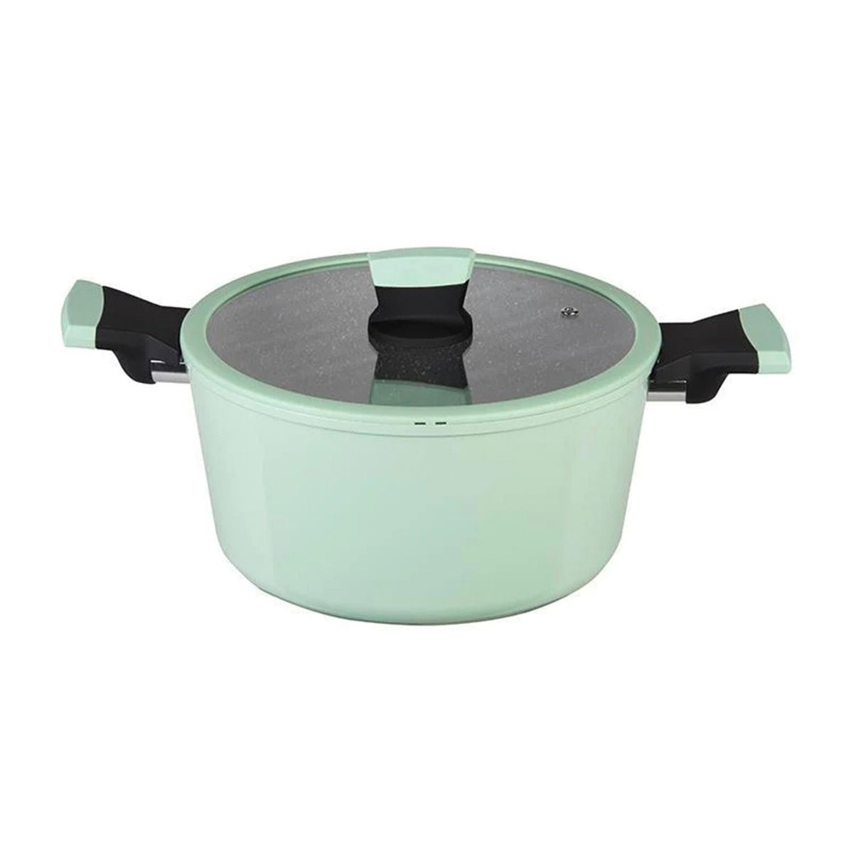 KW - Batería de Cocina Antiadherente Ollas Y Sartén Wok Soho Mint 6 Piezas Kw
