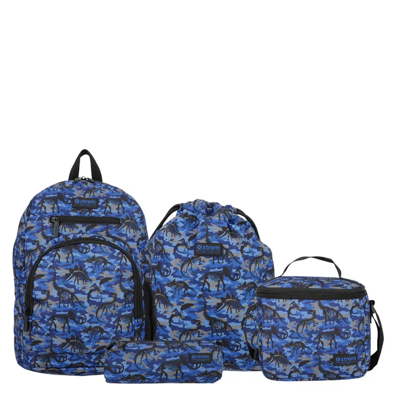 XTREM - Multipack Mochila + Lonchera + Estuche + Bolso 4Xt Unisex Xtrem