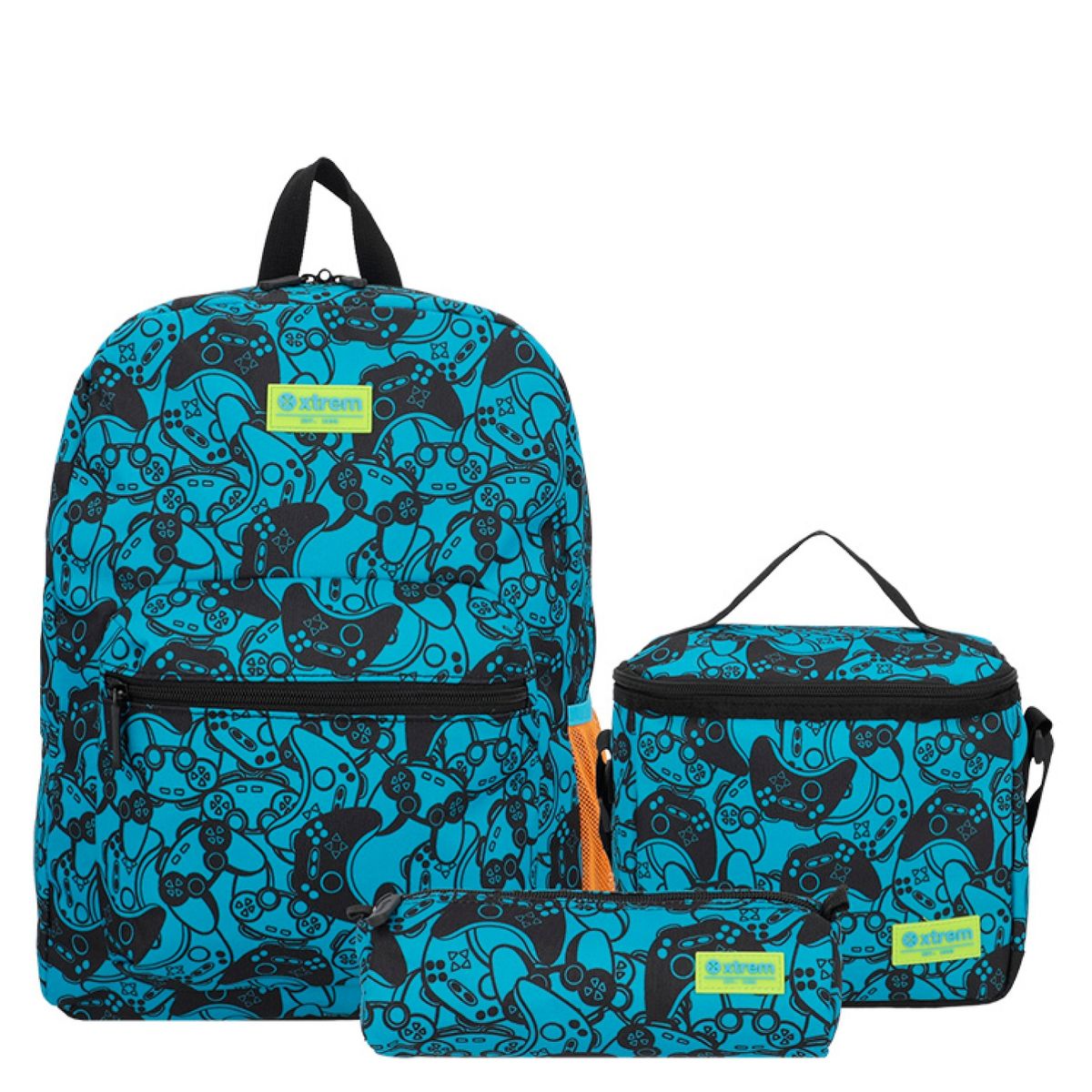 XTREM - Triple Pack Mochila + Lonchera + Estuche 4Xt Unisex Xtrem