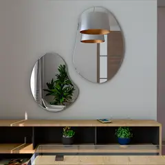 TUHOME - Espejo De Pared Fluye 80,5 Cm
