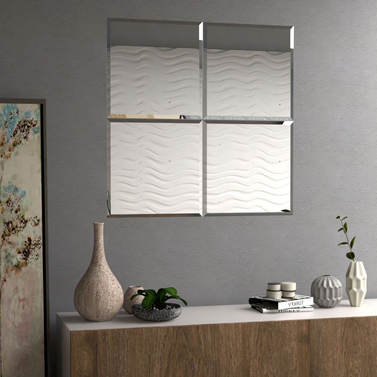 TUHOME - Espejo De Pared Malta 80 Cm Tuhome