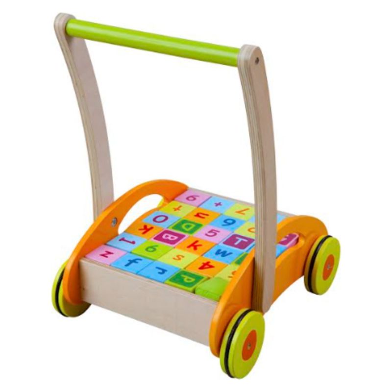 KIDSCOOL - Caminador De Madera Con Blocks Kidscool