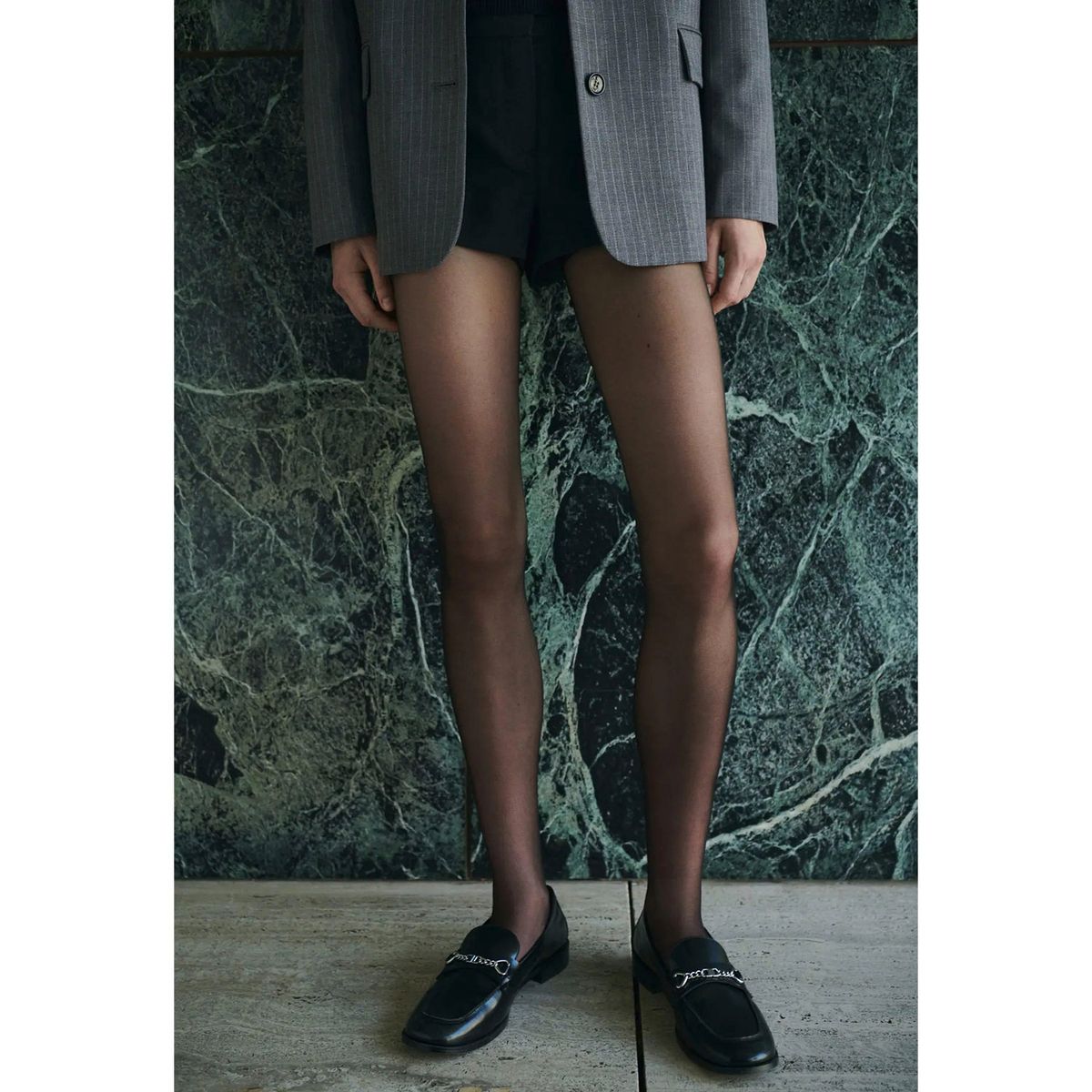 MANGO - Mocasín Mujer Negro Mango