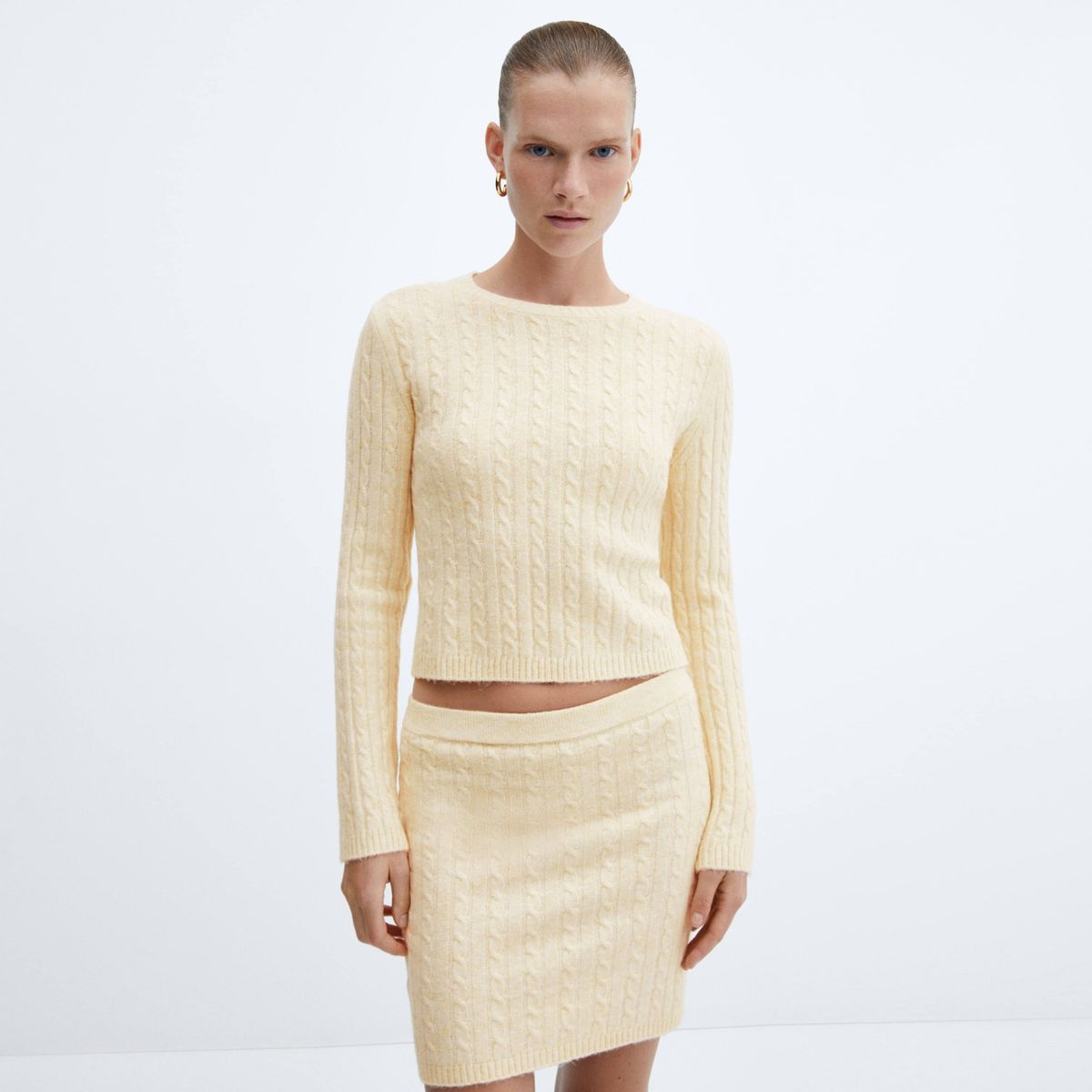 MANGO - Sweater Punto Ochos Mujer Mango