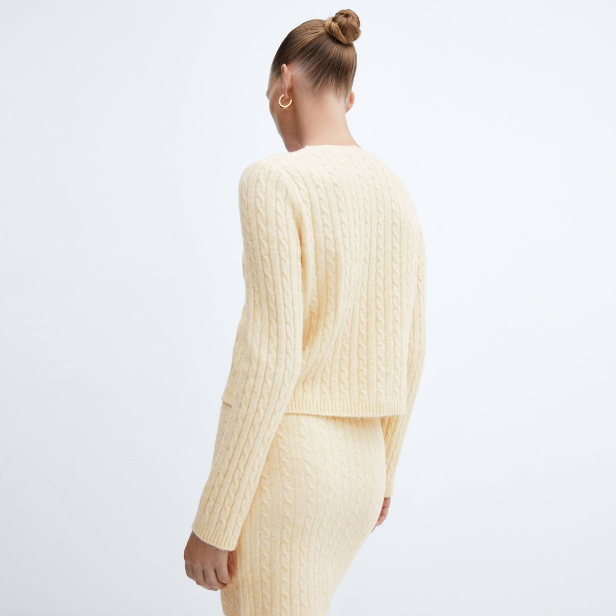 MANGO - Sweater Punto Ochos Mujer Mango