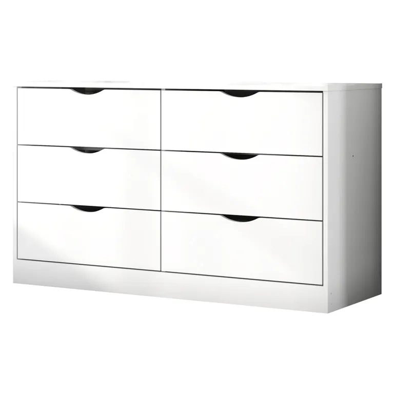 Cómoda 6 Cajones Pisa Blanco