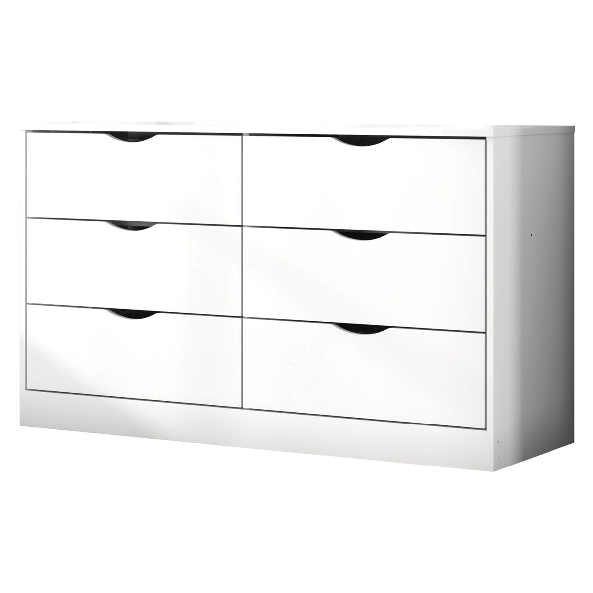 BE DESIGN - Cómoda 6 Cajones Pisa Blanco Be Design