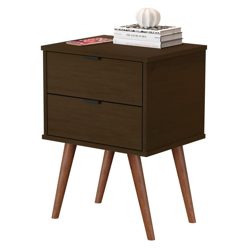 BE DESIGN - Velador Canela Luxor 2 Cajones Be Design
