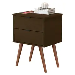 BE DESIGN - Velador Canela Luxor 2 Cajones