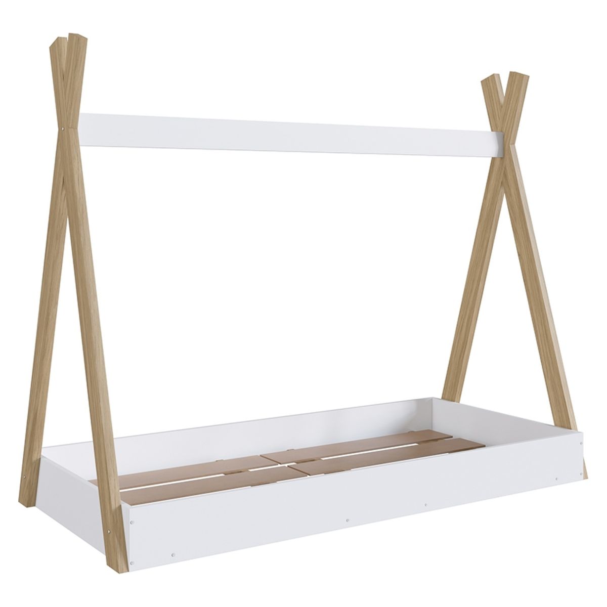 KIDSCOOL - Cama Infantil Montessori Blanca Kidscool