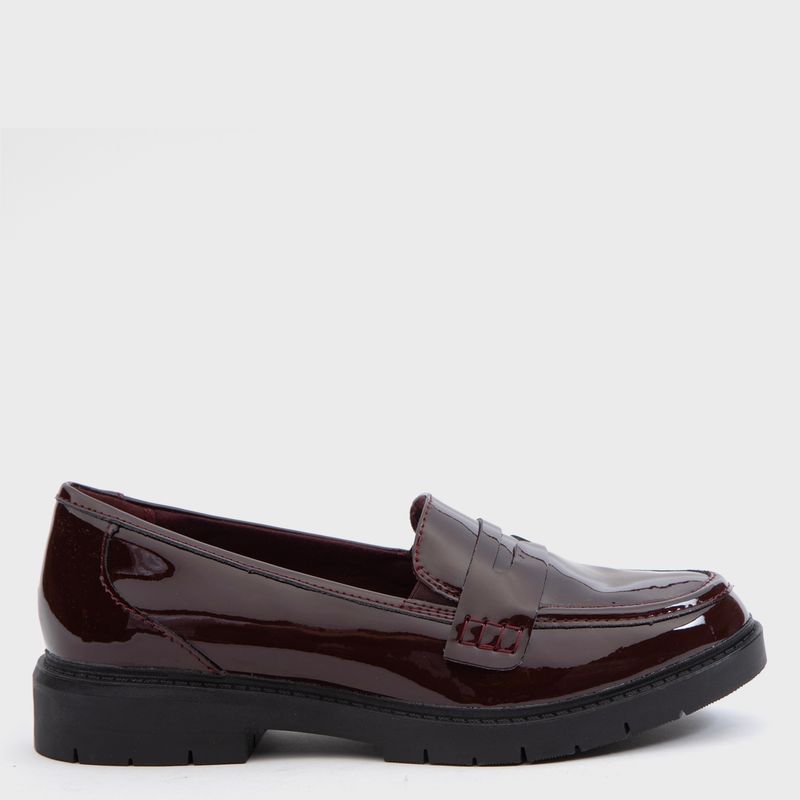 CLARKS - Mocasín Mujer Rojo Clarks