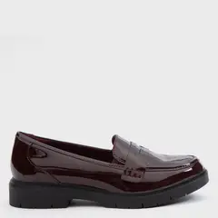 CLARKS - Mocasín Mujer Rojo