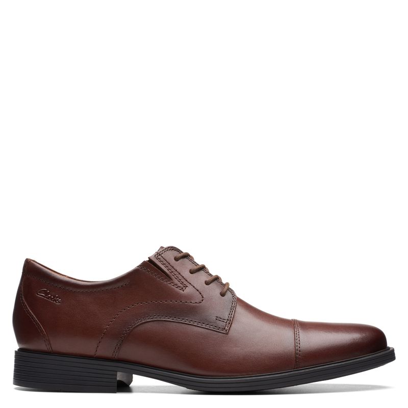 CLARKS - Zapato Formal Cuero Hombre Café Clarks