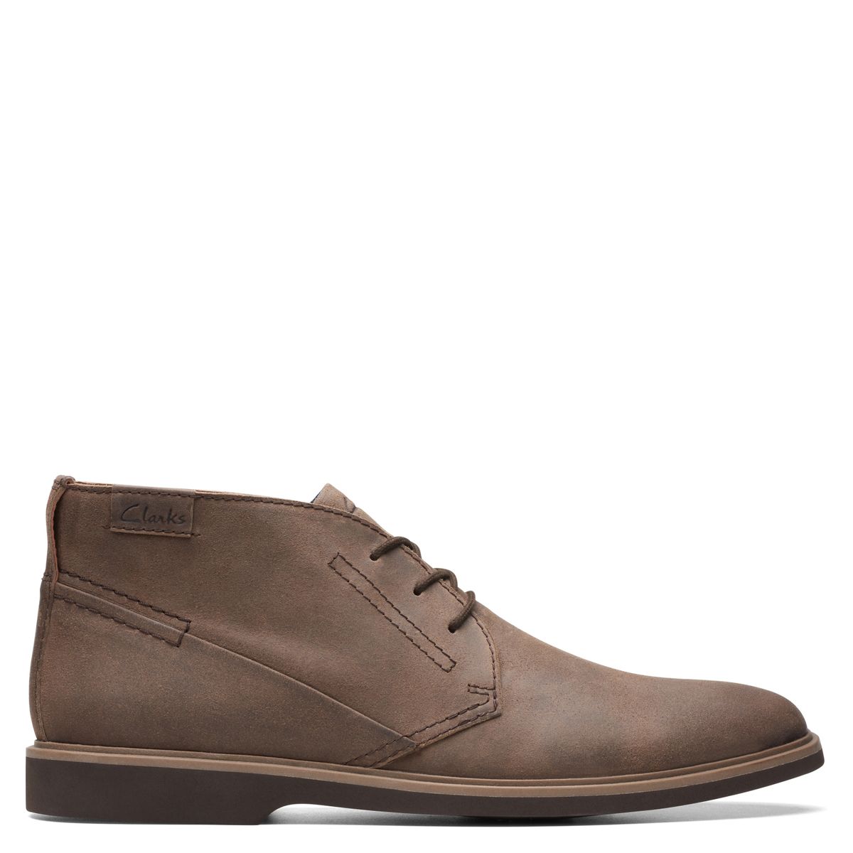 CLARKS - Botín Hombre Cuero Café Clarks