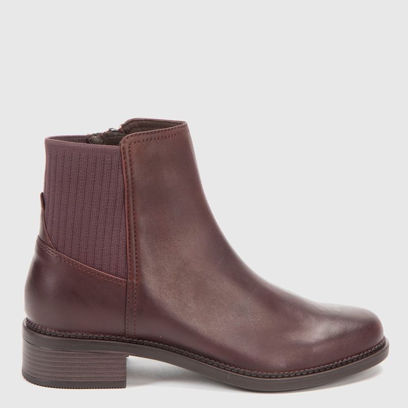 CLARKS - Botín Mujer Cuero Café Clarks