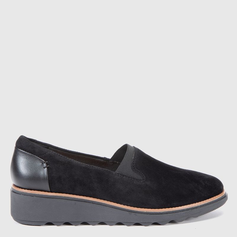 CLARKS - Mocasín Mujer Negro Clarks